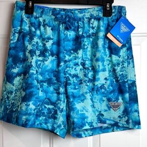 Men's Columbia PFG Rambler Printed Water Short, Size Medium